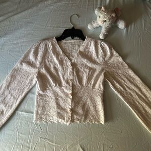 Soft girl ~ White Blouse